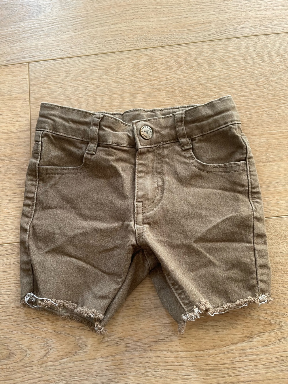 Kids Brown jean cutoff Shorts
